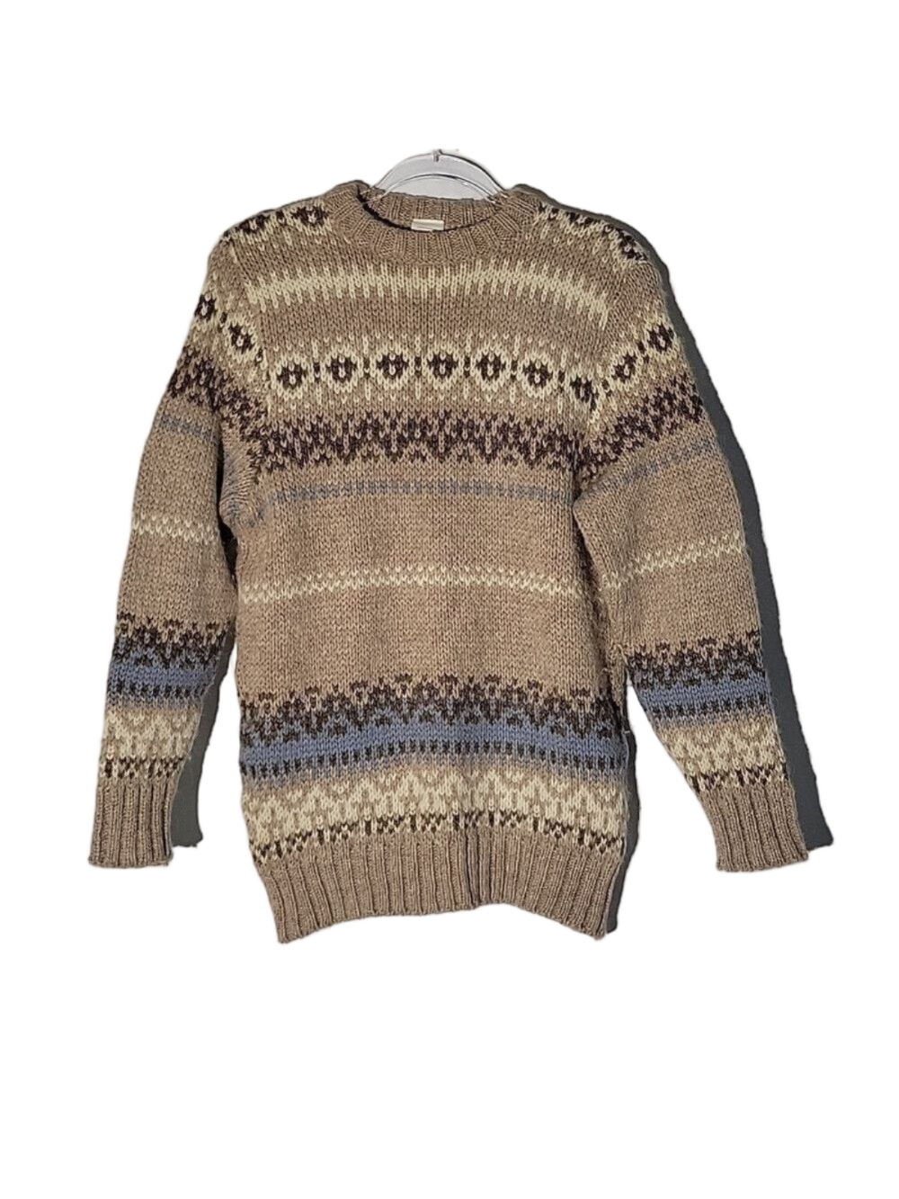 Vtg Women's St Michael's Pure New Wool Crewneck Sweater, Made in the UK, Size L
